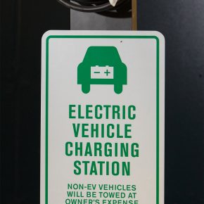 Exterior Signage Electric Vehicle Charging Station